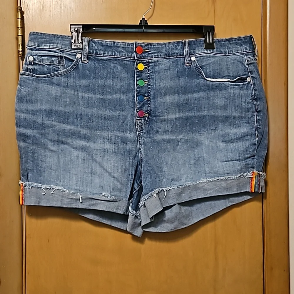 Torrid Jean Shorts 24 (Pride) - Picture 2 of 7
